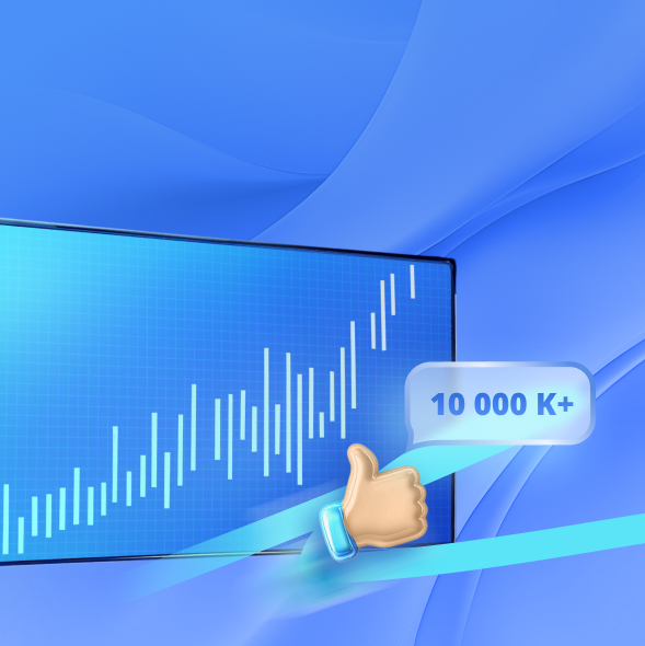 10 000 k+